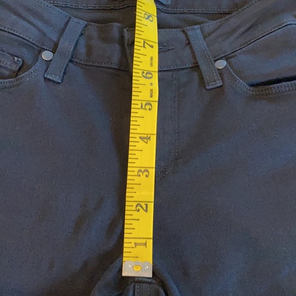 Paige Woman’s Denim Black Pants Verdugo Ultra Skinny Size 25 - Picture 6 of 12